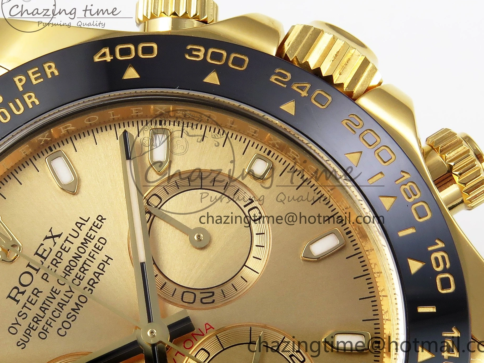 MiroTime 0220 Efficient Daytona 116518 Clean 1:1 Best Edition YG Dial on Oysterflex Rubber Strap SA 1673